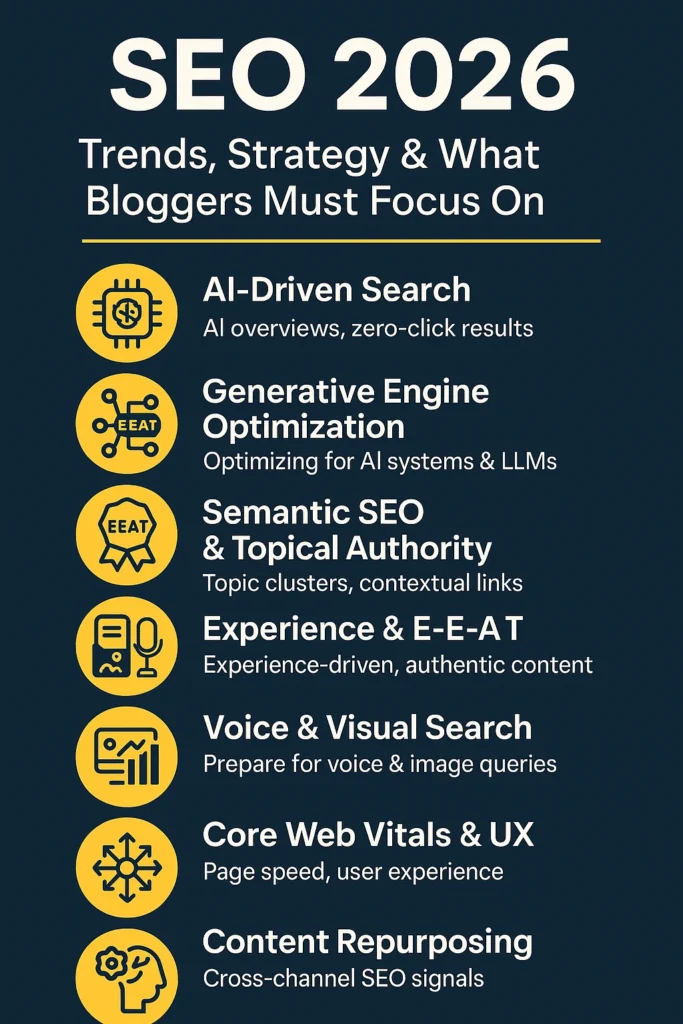 SEO in 2026: 10 Game-Changing Trends That Will Redefine Blogging & Search